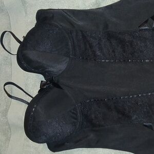 Spirit Elegant Black Bustier Tank Top